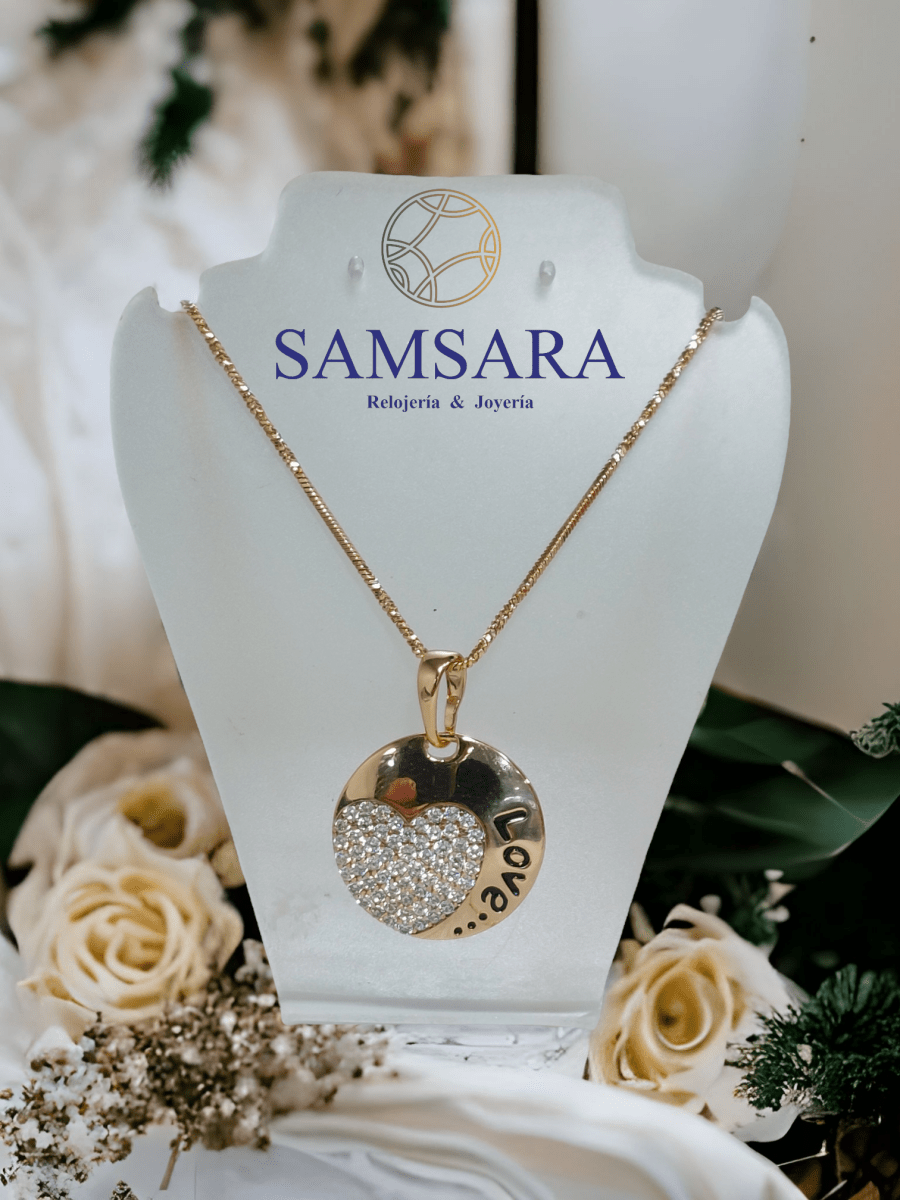 Collar Enchapado en oro de 18k, Calidad Garantizada - Samsara
