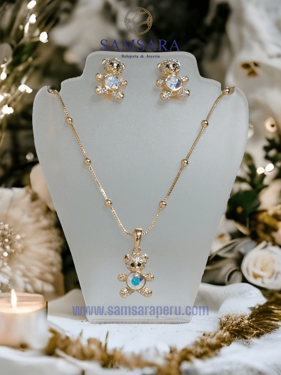 Set Enchapado en oro de 18k, Calidad Garantizada - Samsara