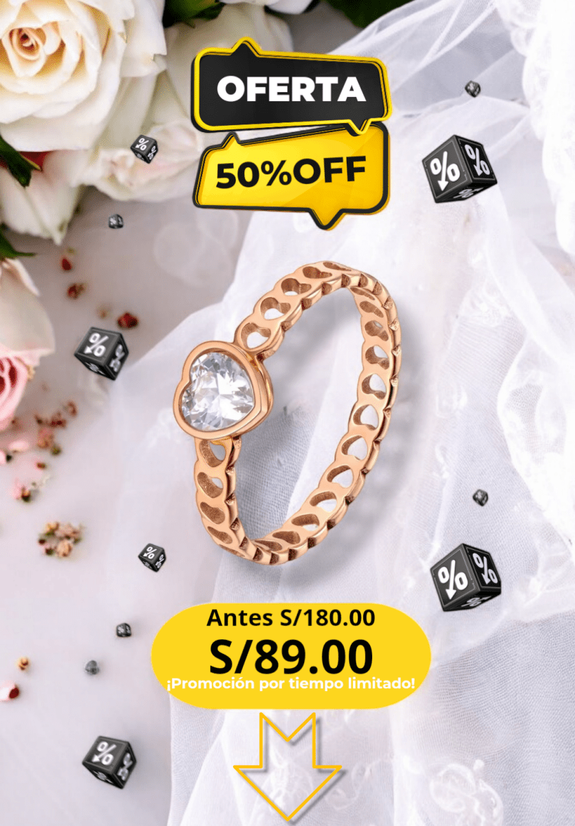 Anillo de Titanio con Enchape en Oro de 18k - Samsara