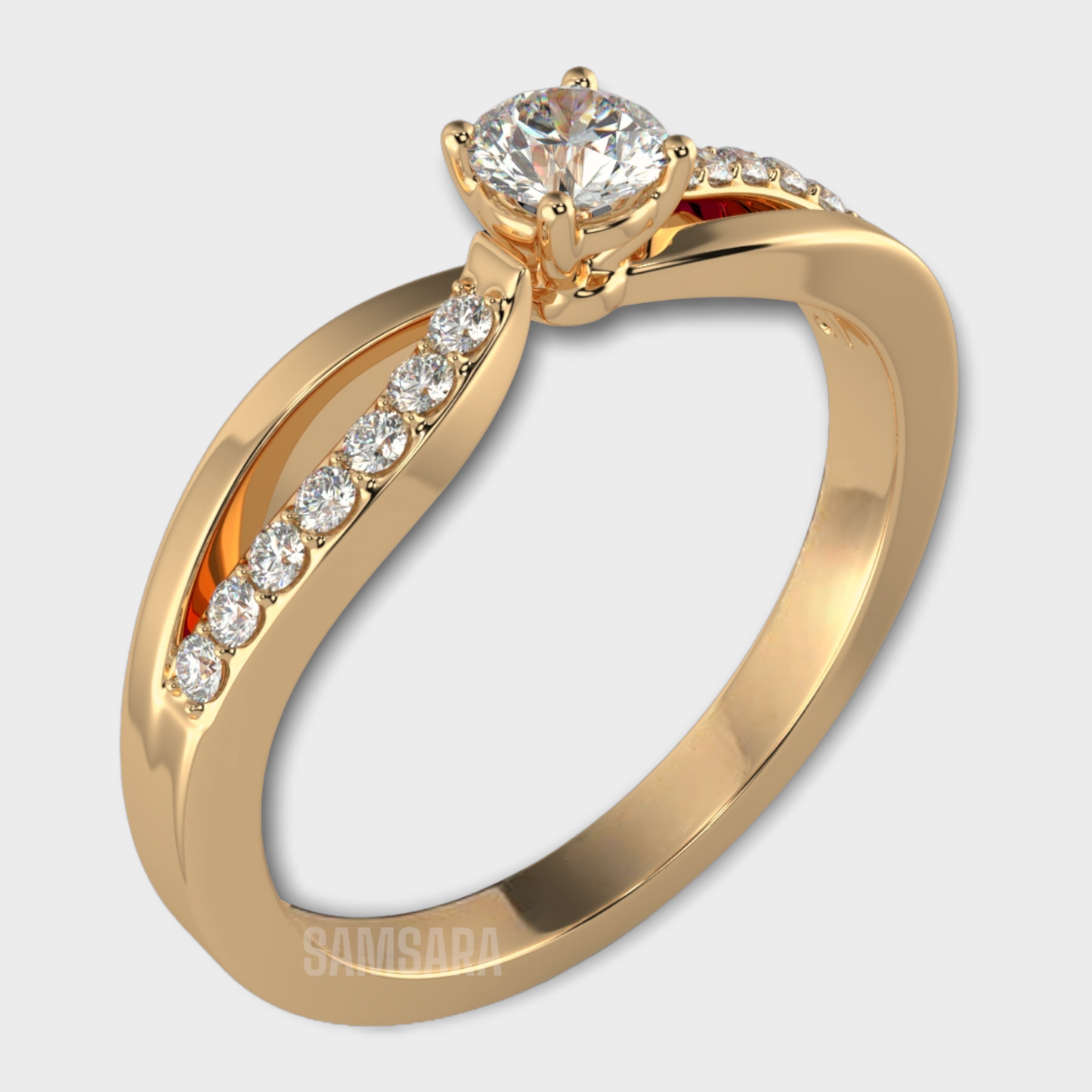 Anillo de Compromiso Oro 18k