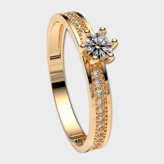 Anillo de Compromiso Oro 18k