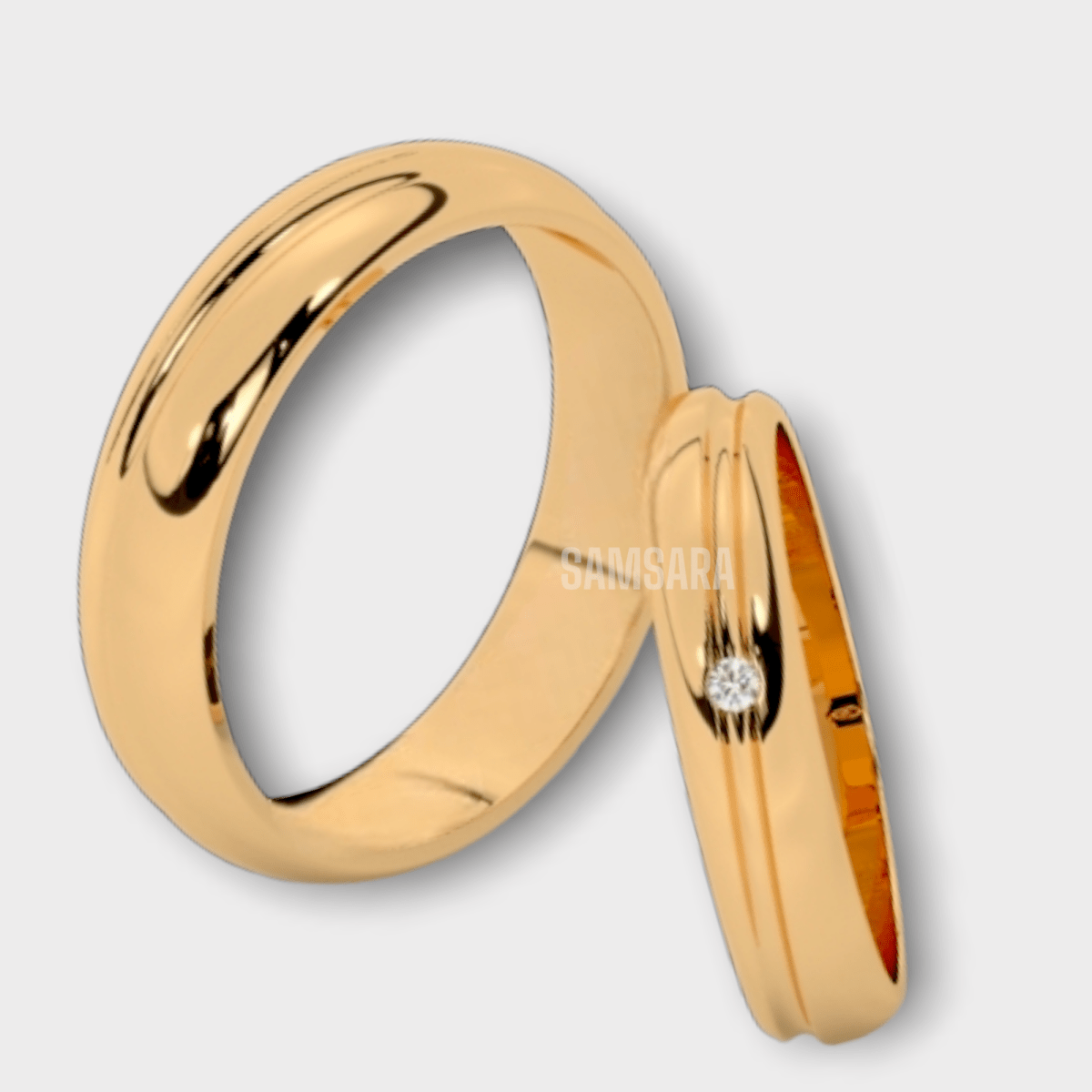 Alianzas de Oro 18k - Samsara