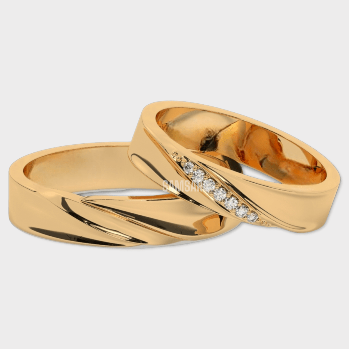 Alianzas de Oro 18k - Samsara