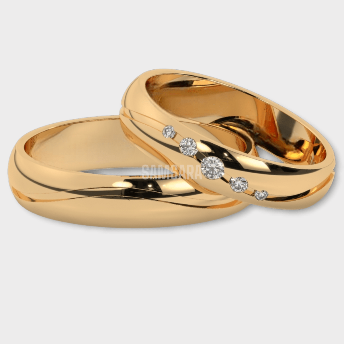 Alianzas de Oro 18k - Samsara