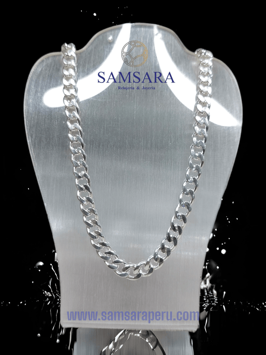 Cadena de Plata Para Hombre Lomo de Corvina 36.3 gr - Samsara