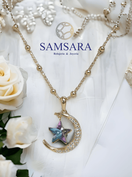 Collar Enchapado en oro de 18k, Calidad Garantizada - Samsara