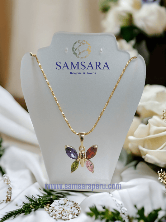 Collar Enchapado en oro de 18k, Calidad Garantizada - Samsara