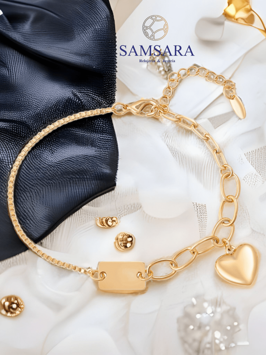 Pulsera de Dama Enchapada en oro de 18k, Calidad Garantizada - Samsara