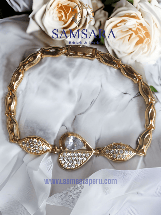 Pulsera de Dama Enchapada en oro de 18k, Calidad Garantizada - Samsara