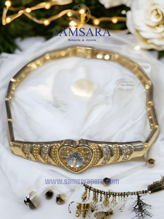 Pulsera de Dama Enchapada en oro de 18k, Calidad Garantizada - Samsara