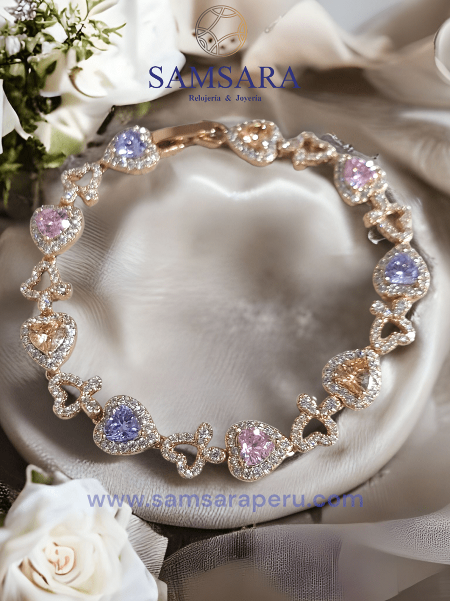 Pulsera de Dama Enchapada en oro de 18k, Calidad Garantizada - Samsara