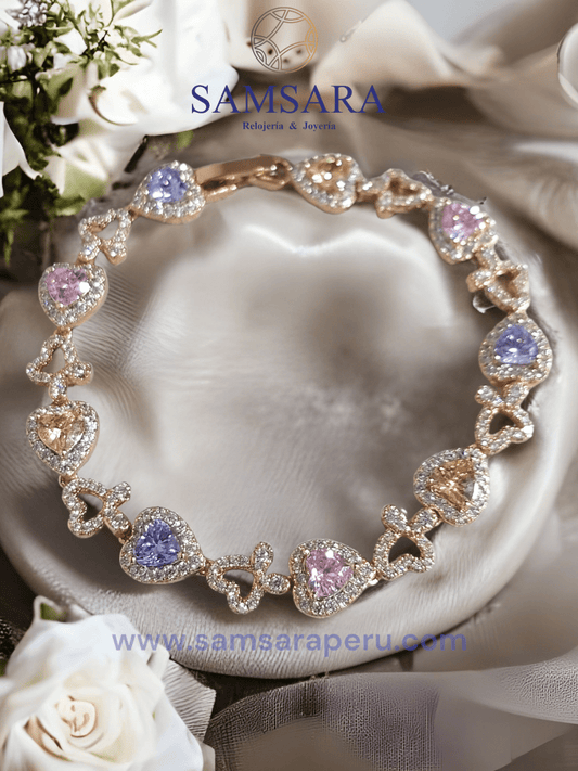 Pulsera de Dama Enchapada en oro de 18k, Calidad Garantizada - Samsara