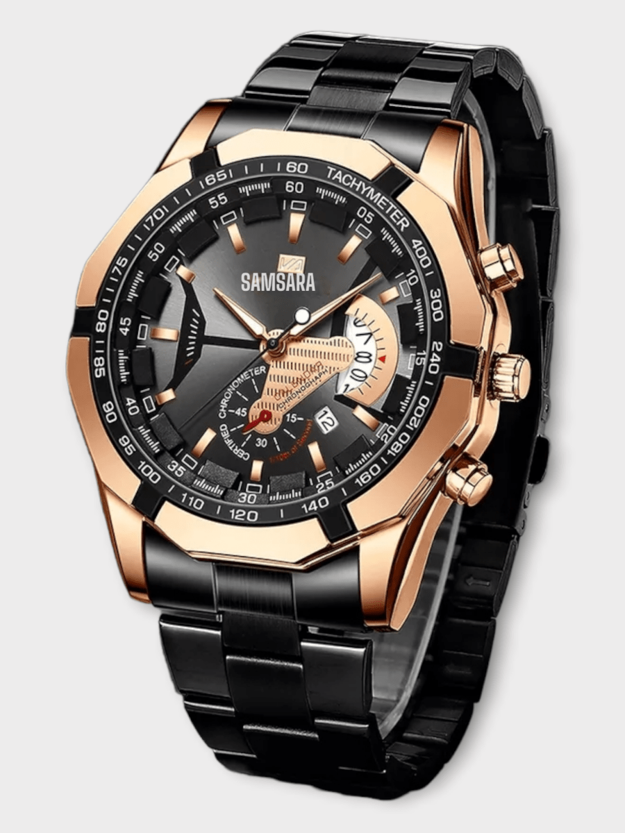 Reloj de Acero Inoxidable Para Hombre Resistente al Agua - Samsara