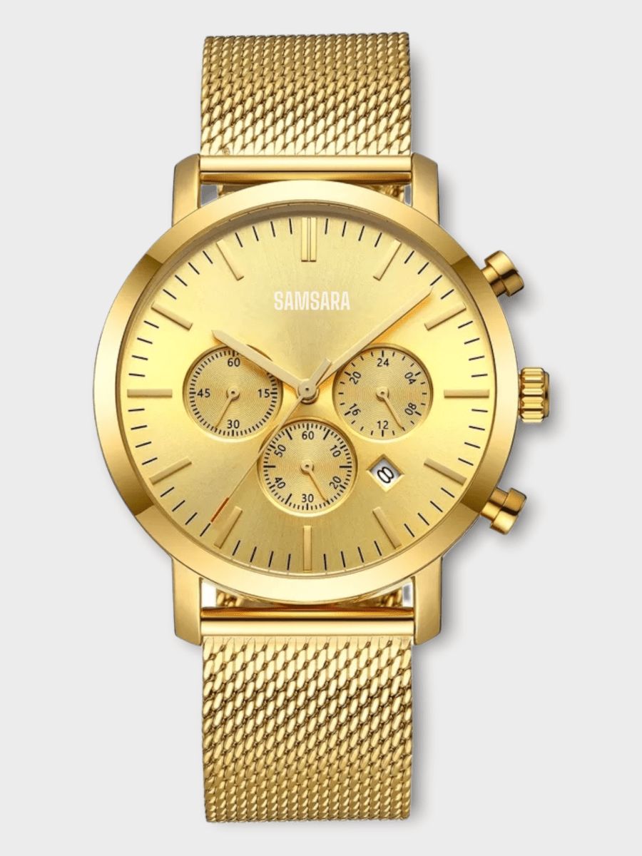 Reloj de Acero Inoxidable Para Hombre Resistente al Agua - Samsara
