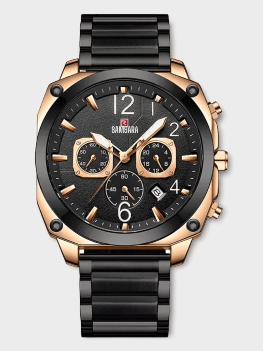 Reloj de Acero Inoxidable Para Hombre Resistente al Agua - Samsara
