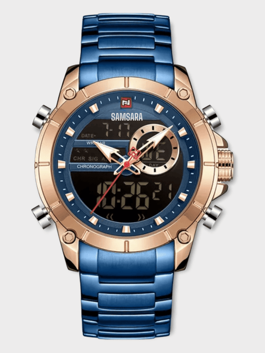 Reloj de Acero Inoxidable Para Hombre Resistente al Agua - Samsara