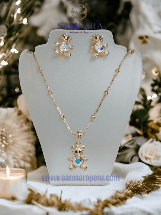 Set Enchapado en oro de 18k, Calidad Garantizada - Samsara