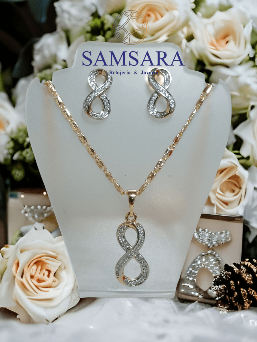Set Enchapado en oro de 18k, Calidad Garantizada - Samsara